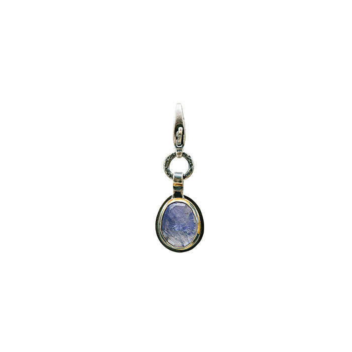 Tanzanite, Blue Lace Agate And Chrysoprase Keum Boo Charms - Pieces Sold Separately