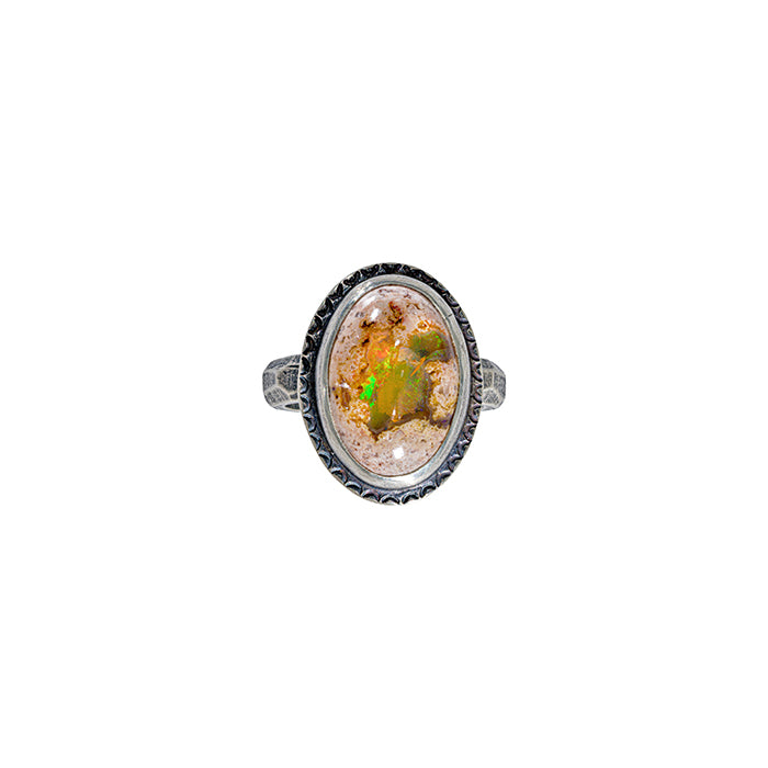 Mexican Opal Ring - size 5.25