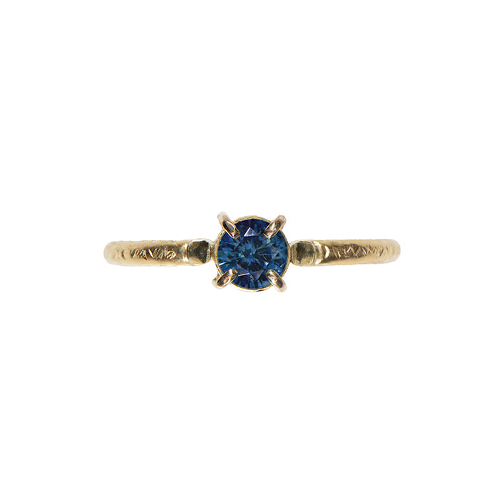 Montana Sapphire Ring - 18k Gold